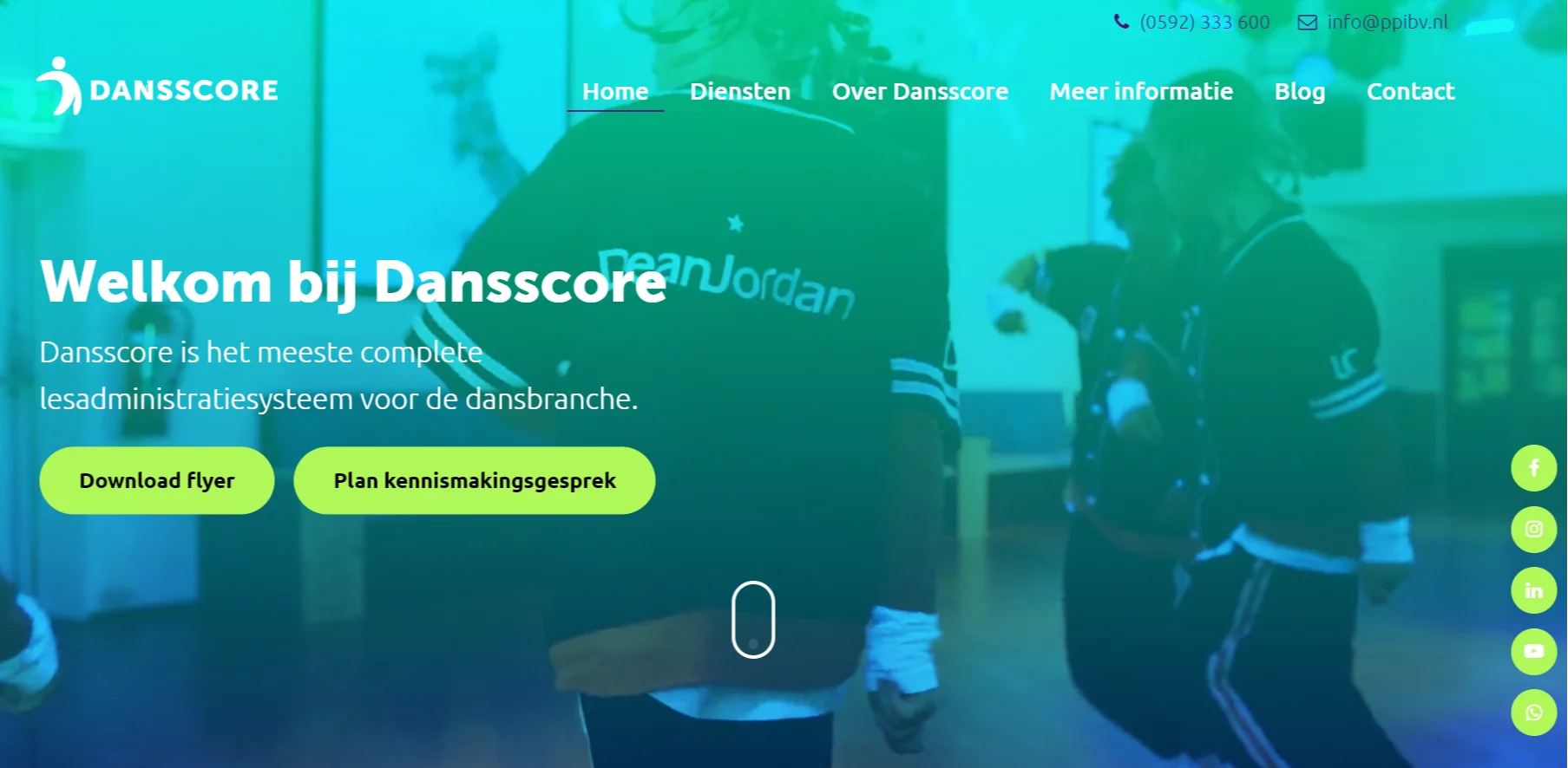 Dansscore lanceert vernieuwde website 